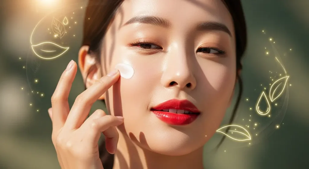 “Trending Korean skincare ingredients like centella niacinamide and PDRN USA 2025”