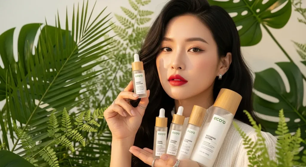 “Sustainable packaging in K-Beauty for US market eco friendly 2025”