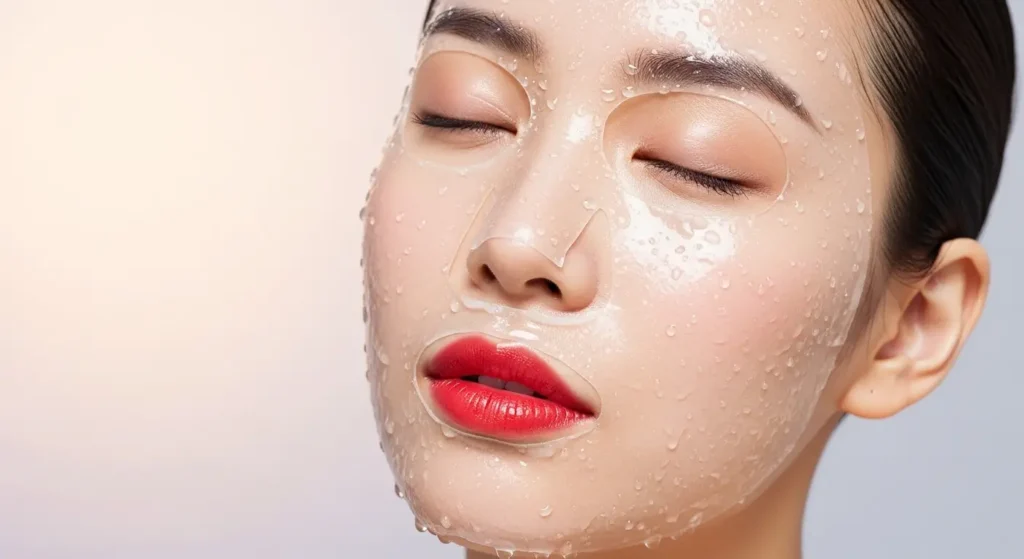 “Hydrogel masks and skinimalism trend in Korean skincare USA 2025”
