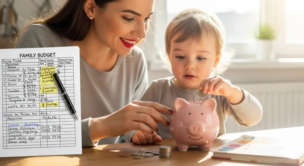 Budgeting tips for American families to save money together