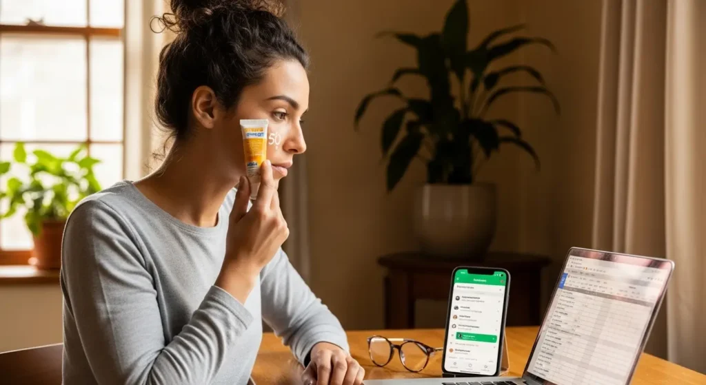 “Practical skincare tips for daily blue light protection”