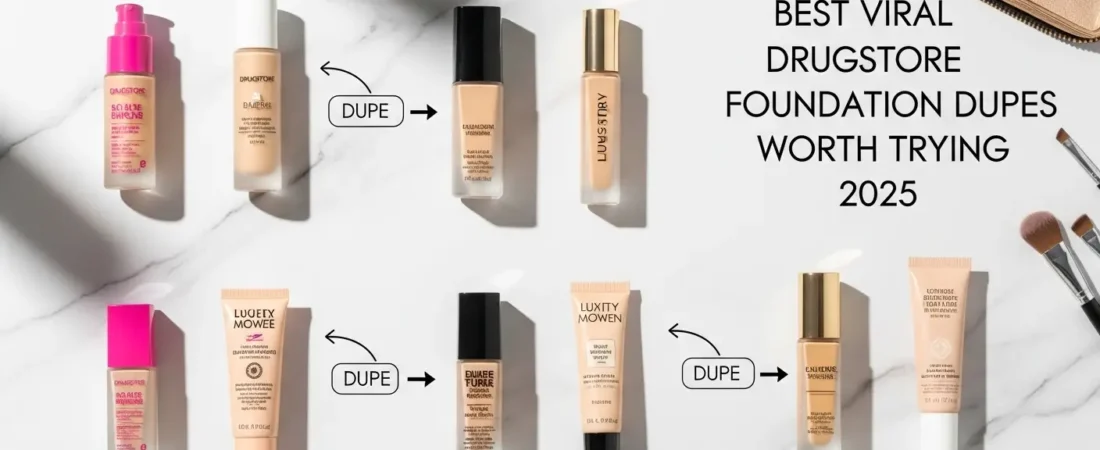 Best Viral Drugstore Foundation Dupes Worth Trying 2025