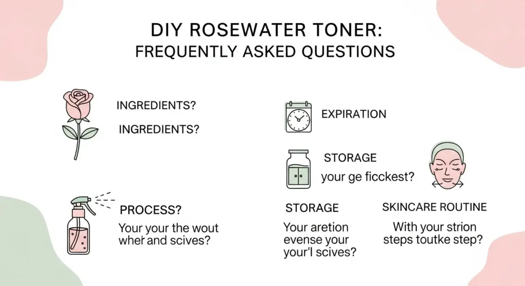 frequently asked questions about diy rosewater toner shelf life