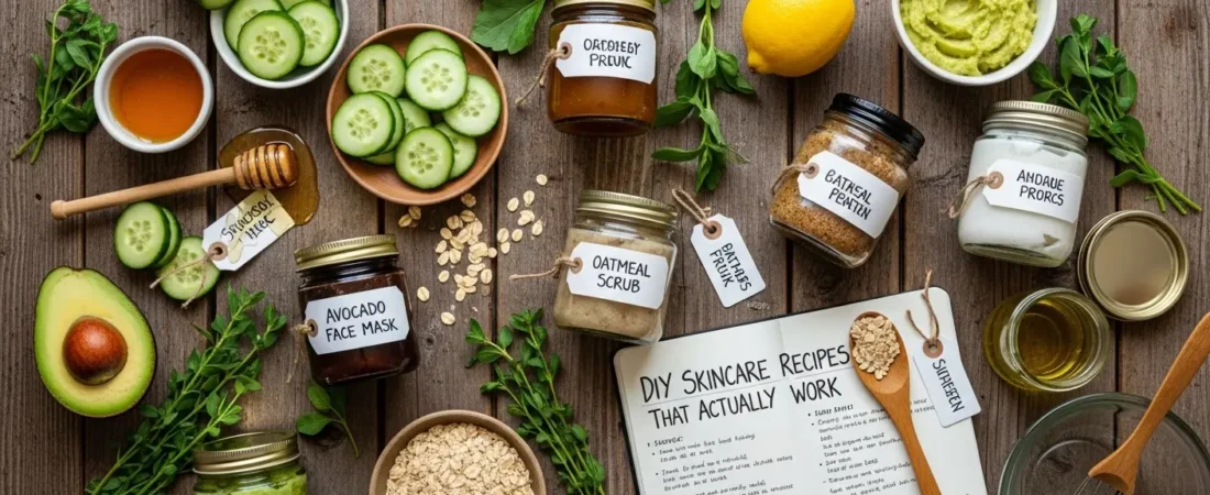 DIY Skincare Recipes from Kitchen Ingredients That Actually Work