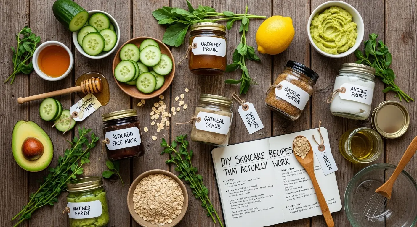 DIY Skincare Recipes from Kitchen Ingredients That Actually Work