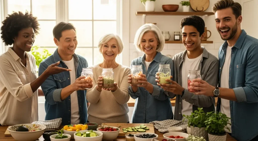 “Americans using avocado and banana face mask as a natural skincare treatment”