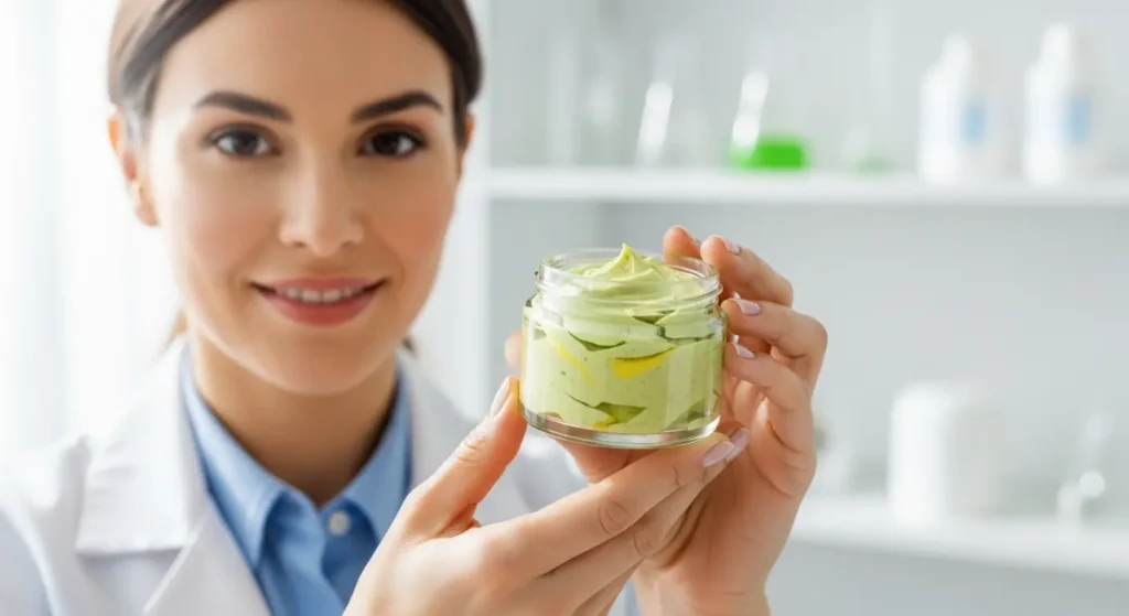 “Dermatologist-approved avocado and banana skincare mask for dry skin”