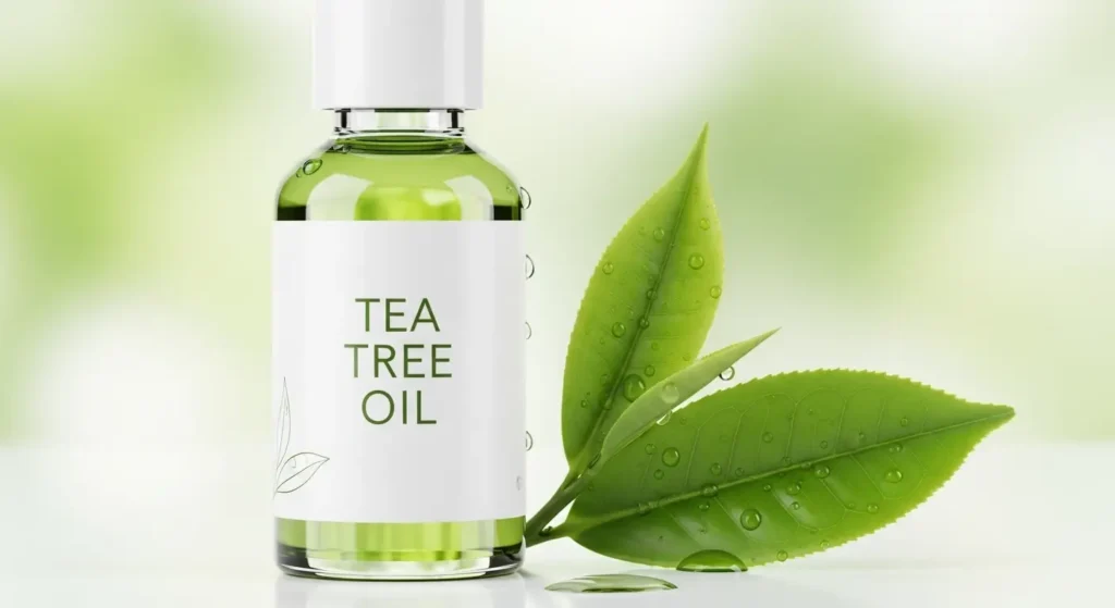 Tea tree oil purifies and is great for blemish-prone skin.
