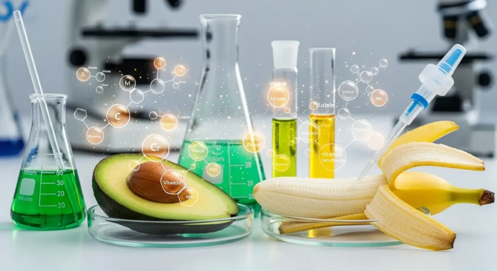 “Nutritional science of avocado and banana face mask for hydration and skin repair”