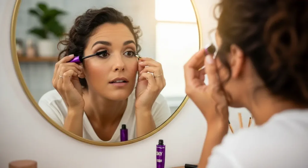 Maybelline Sky High mascara for long separated lashes USA