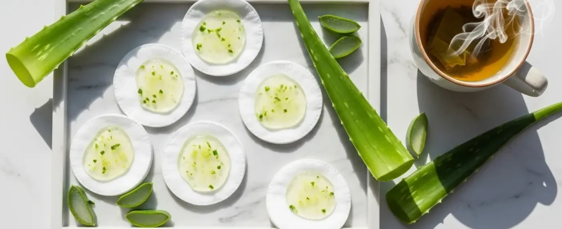 Easy DIY Eye Gels with Green Tea & Aloe to Reduce Puffiness | Natural, Affordable Skincare Remedy