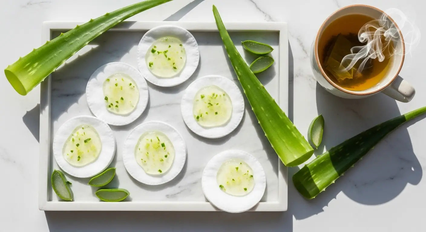 Easy DIY Eye Gels with Green Tea & Aloe to Reduce Puffiness at Home