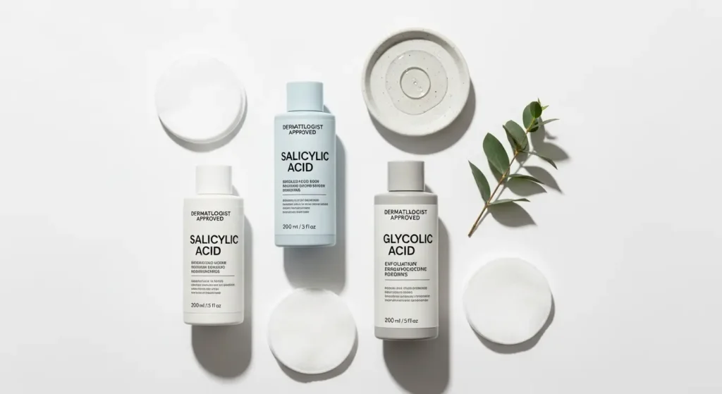 Dermatologist-recommended skincare routine for oily and acne-prone skin in the USA.